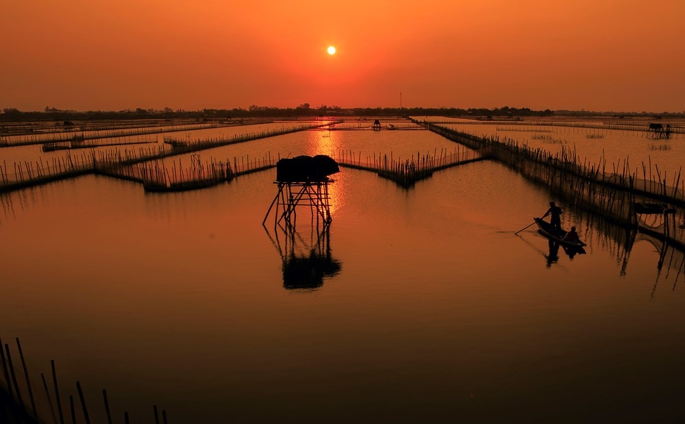 Ngắm bình minh và hoàng hôn ở đầm Chuồn